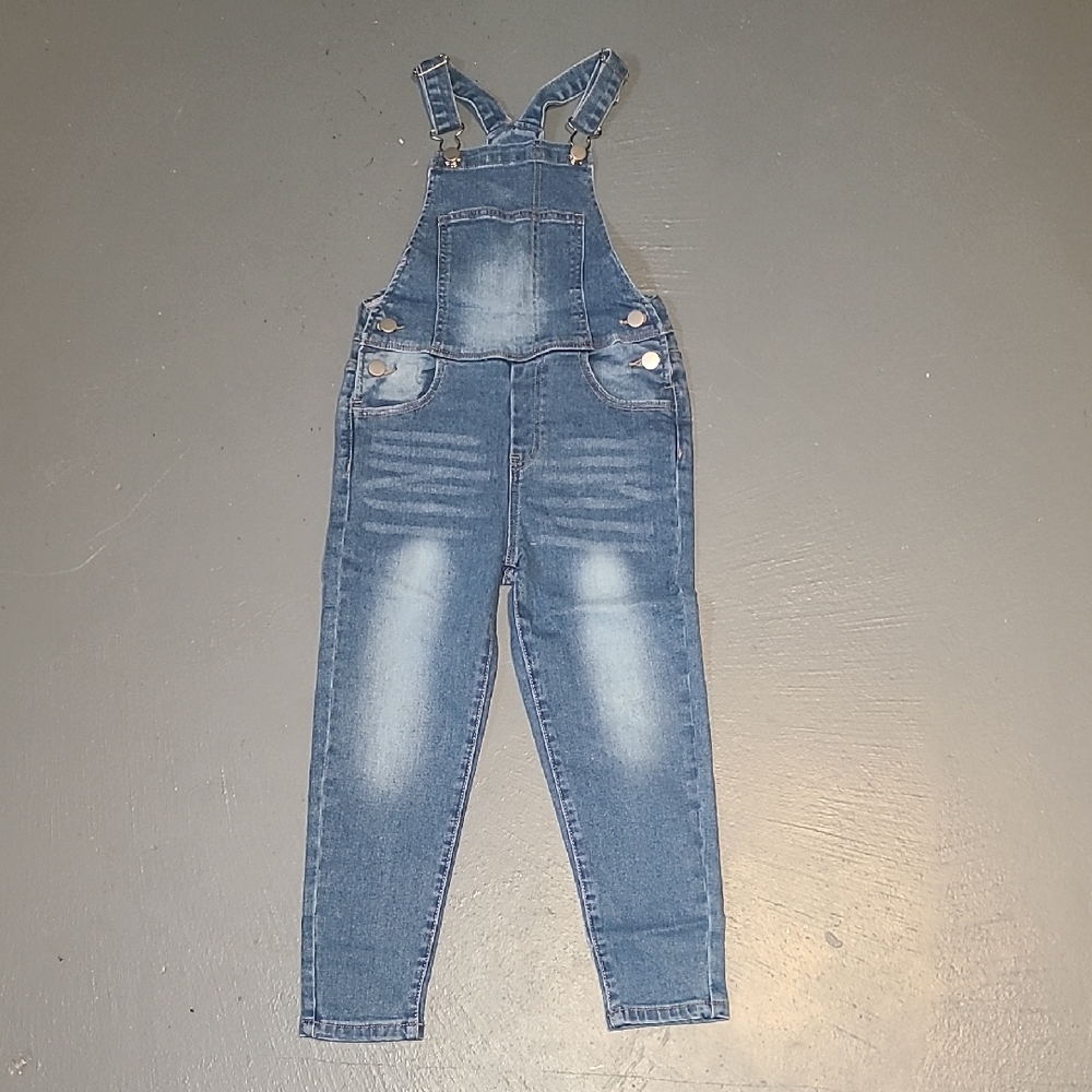 SHEIN Light Blue Denim Overalls